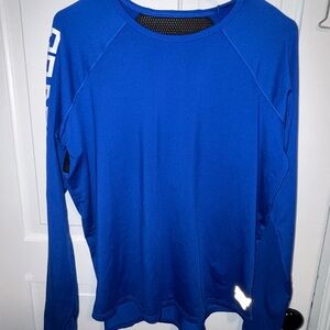 Victoria's Secret PINK Royal Blue Active Tank with Black Trim